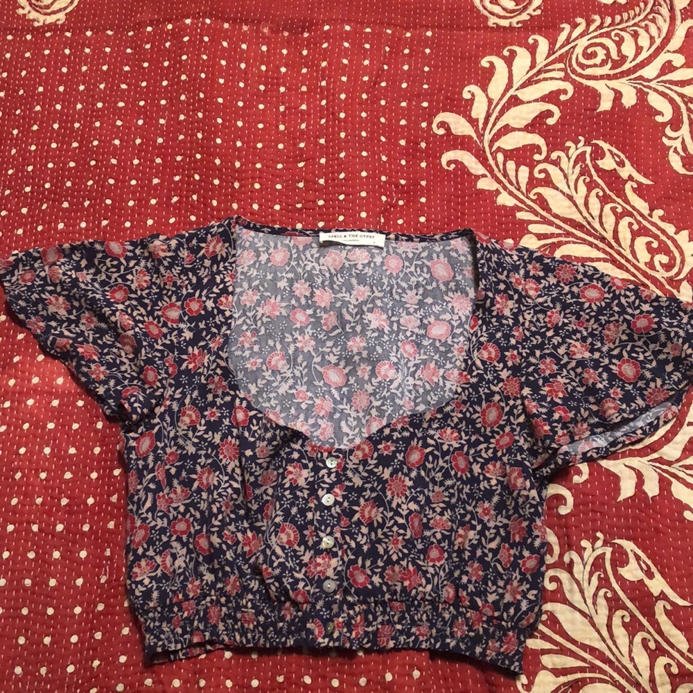 New without tags Spell cropped top